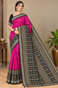Royal Magenta Heritage Saree